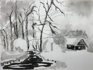 Spreewald im Winter